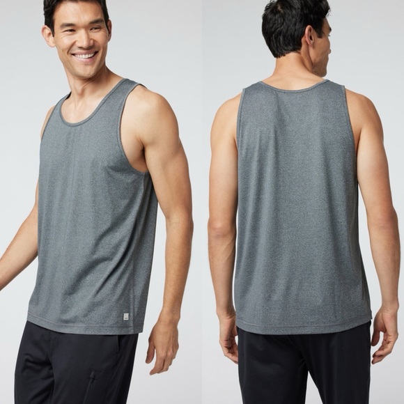 Vuori Other - Vuori Tradewind Performance Tank 2.0 - Heather Gray M